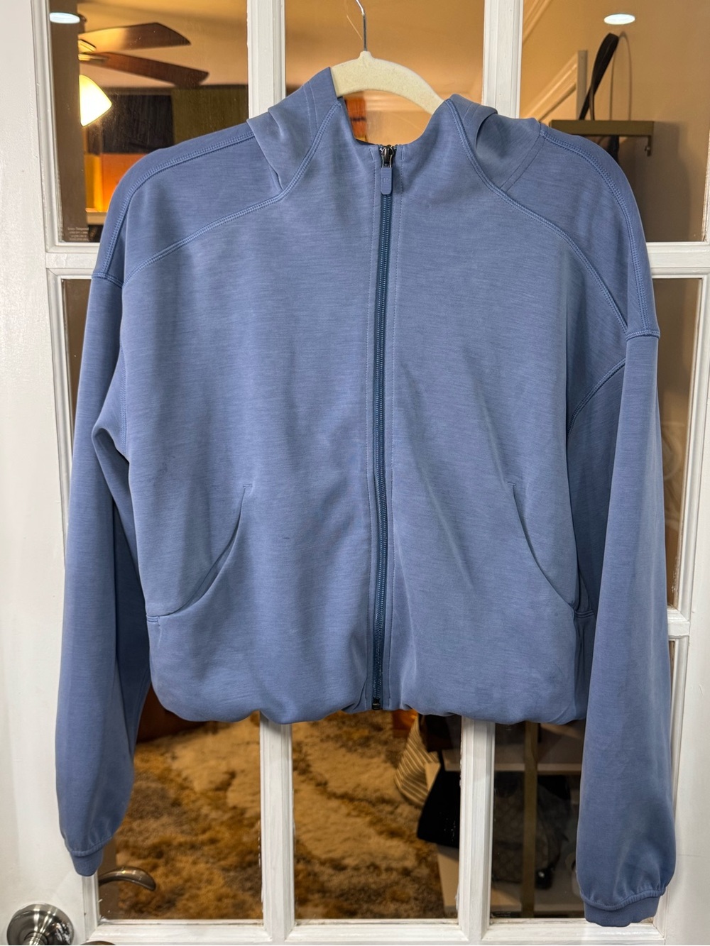🫂👤 lululemon athletica Softstreme full zip hoodie in oasis blue 👤🫂 - Picture 3 of 6